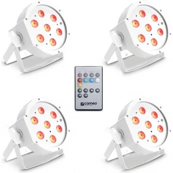 Прожекторы LED PAR CAMEO FLAT PAR TRI 3W IR WH SET 43816