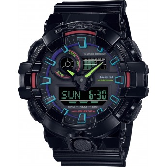 Наручные часы мужские CASIO GA-700RGB-1A черные