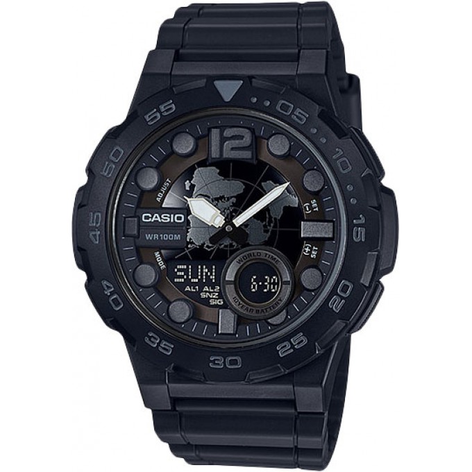 Наручные часы мужские CASIO AEQ-100W-1B