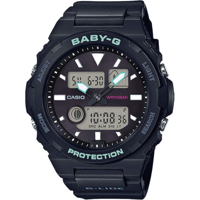 Наручные часы кварцевые женские CASIO BAX-100 BAX-100-1AER