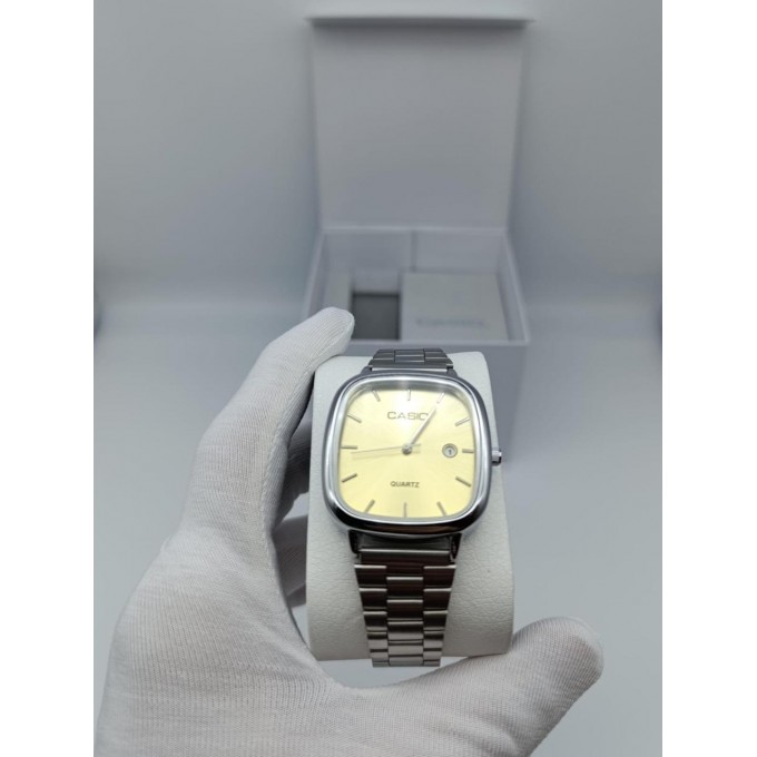 Наручные часы унисекс CASIO Quartz CASIO-QUARTZ-1572-CEPEBPICTYII-JELTYII