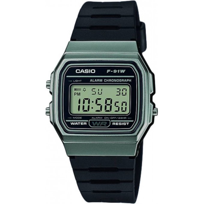 Наручные часы электронные мужские CASIO Collection F-91WM-1B