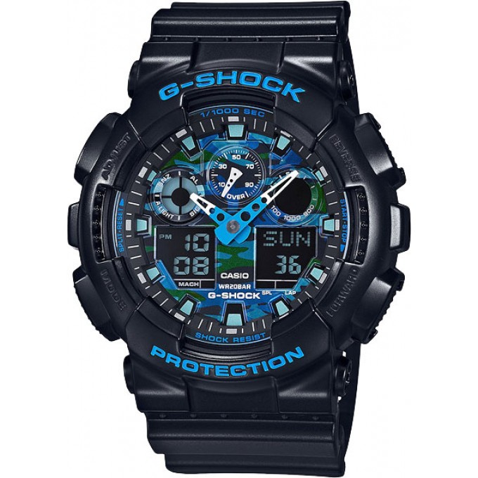 Наручные часы CASIO G-Shock с хронографом GA-100CB-1A