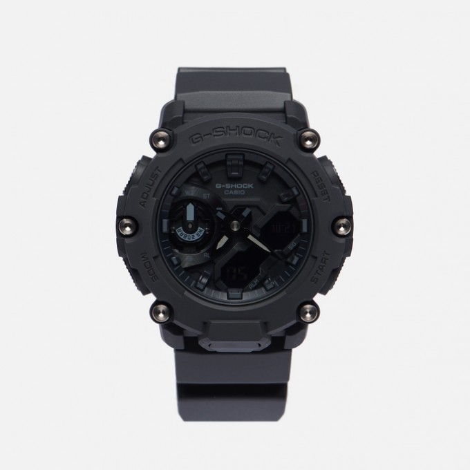 Наручные часы мужские CASIO G-SHOCK GA-2200BB-1AER Carbon Core Guard GA-2200BB-1AER_CHЁPHYII