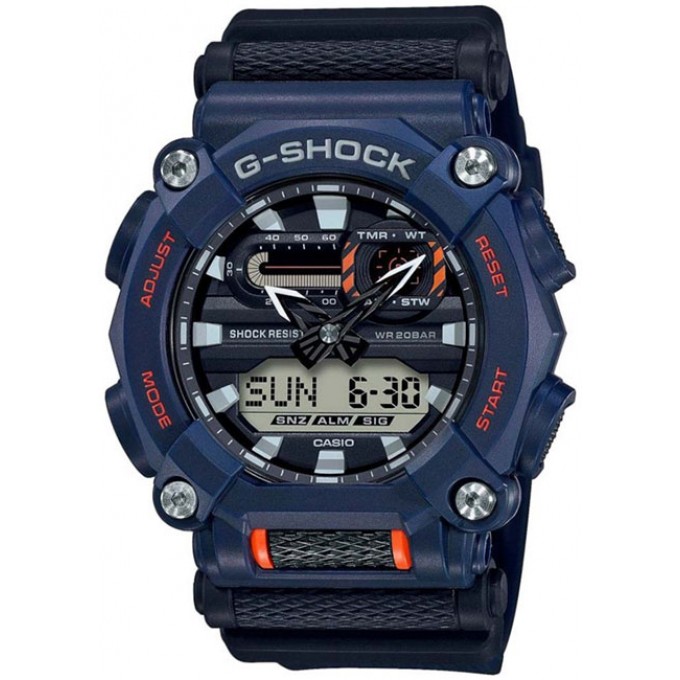 Наручные часы мужские CASIO синие GA-900-2A