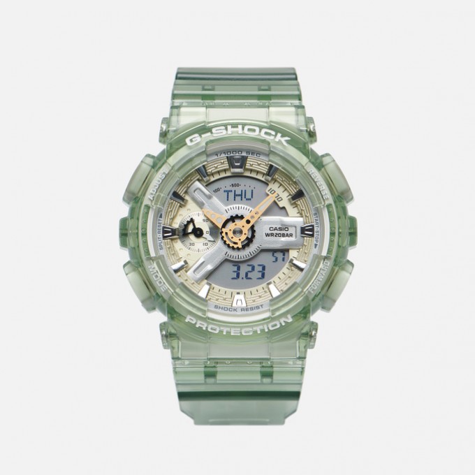 Наручные часы CASIO G-SHOCK Skeleton S зелёный, Размер ONE SIZE GMA-S110GS-3A