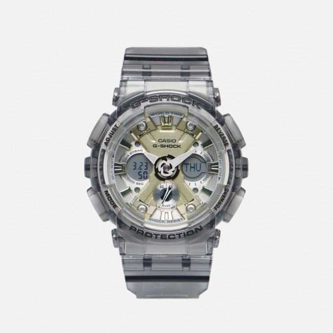 Наручные часы CASIO G-SHOCK Skeleton S серый, Размер ONE SIZE GMA-S120GS-8A