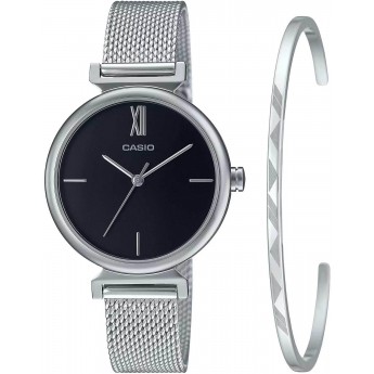 Комплект часы и браслет женский CASIO LTP-V2023VM-1C
