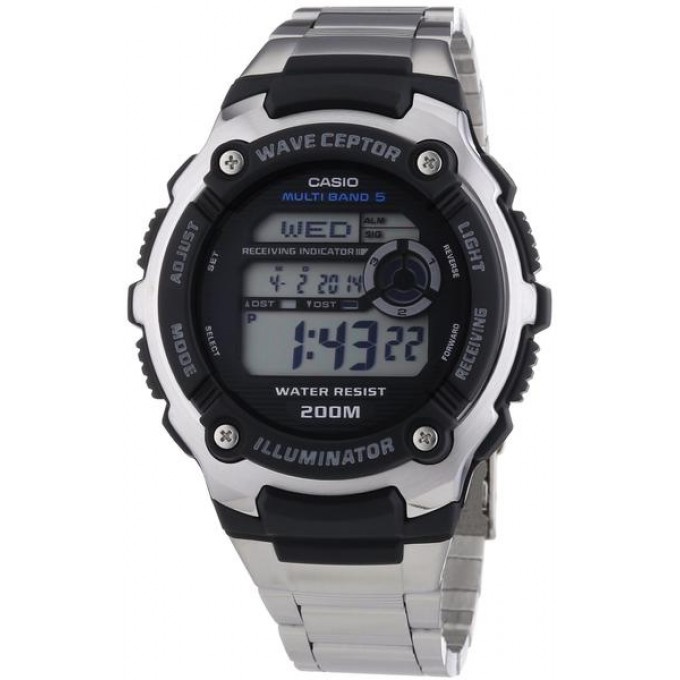 Наручные часы мужские CASIO серебристые WV-200RD-1AEF